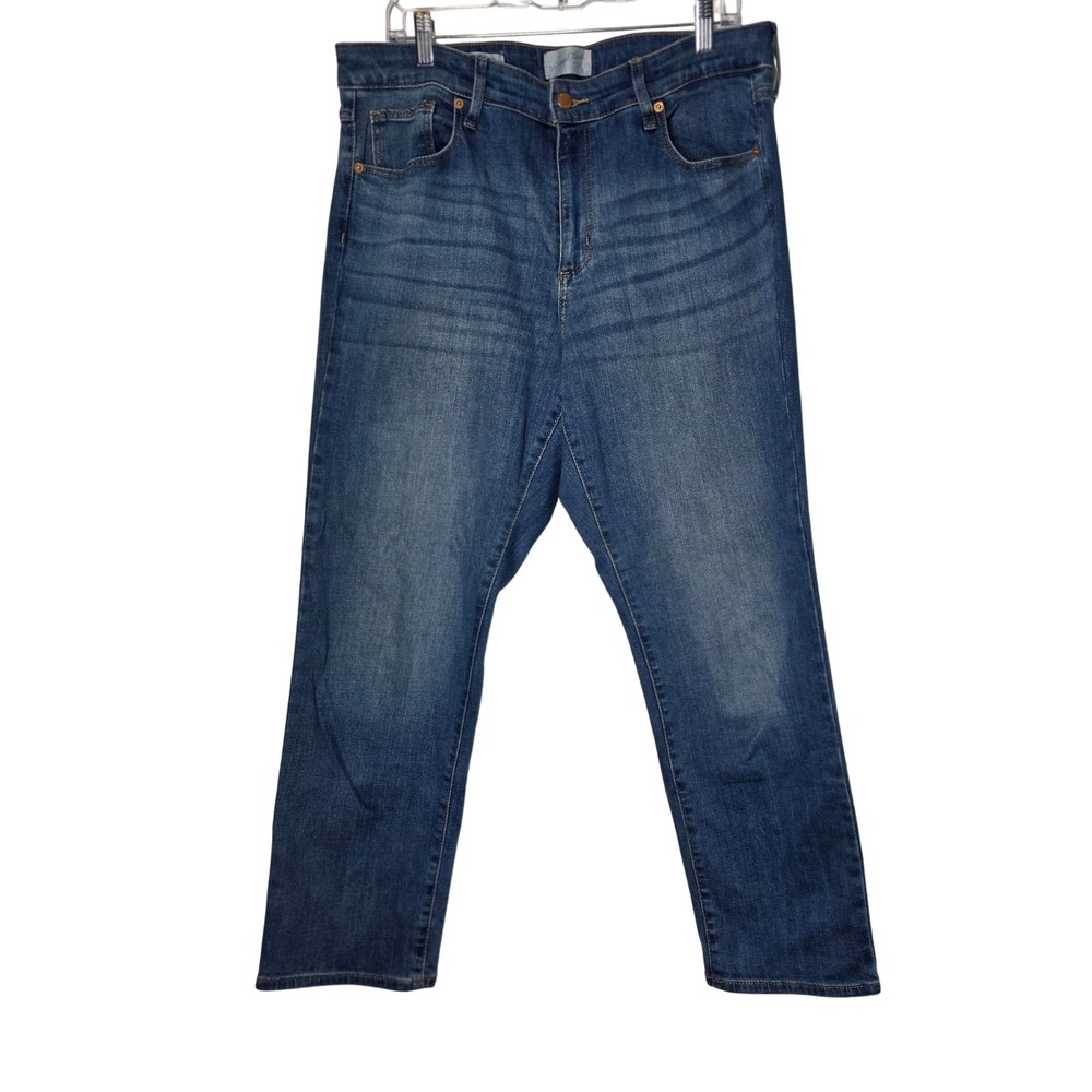 Universal Thread High Rise Slim Straight Jeans Womens 14/32R Medium Wash Blue